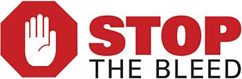 Stop the Bleed with stop sign 