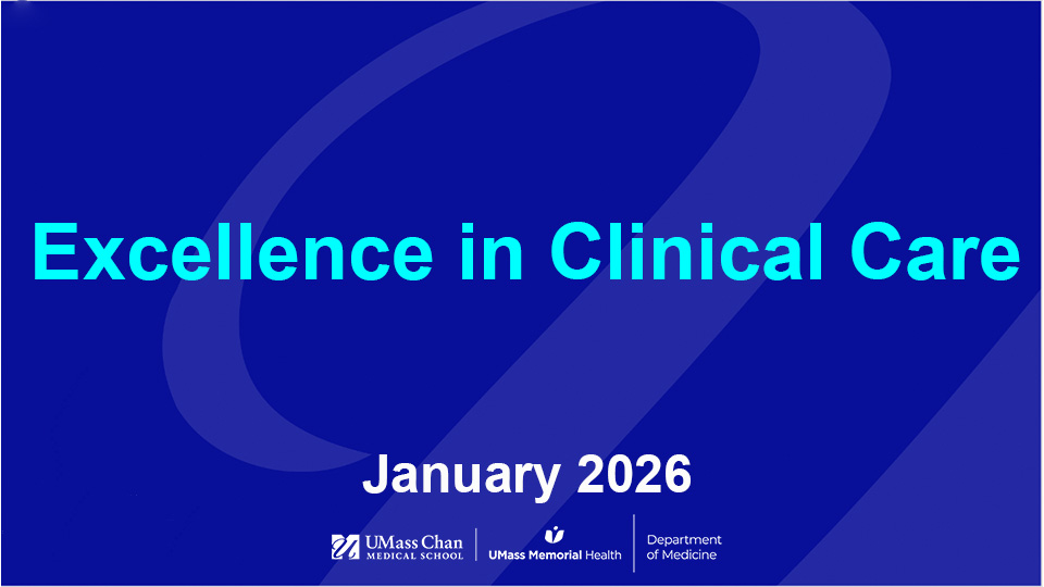  Excellence in Clinical Care, January 2026