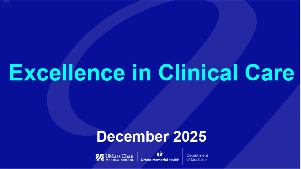  Excellence in Clinical Care, December 2025