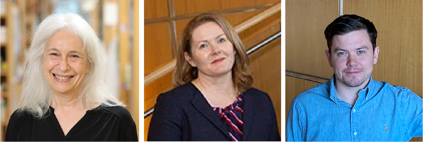 Left to right: Drs. Rothstein, Fitzgerald, and Humphries