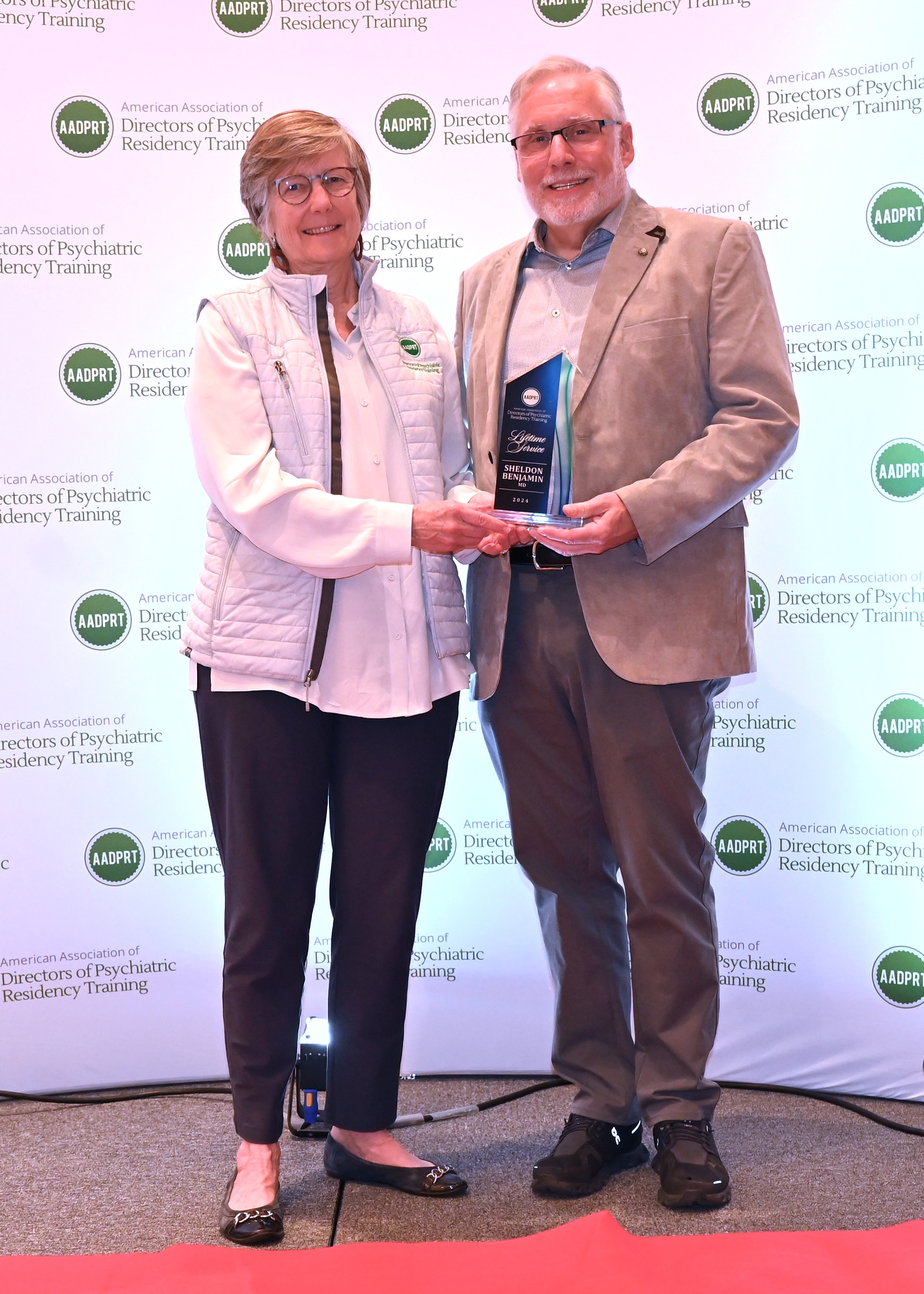 Sheldon Benjamin, M.D. Wins Lifetime Service Award at the AADPRT Meeting