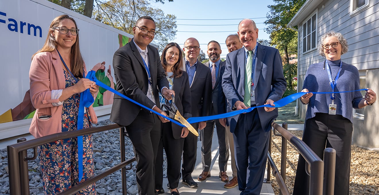 Ribbon Cutting and UMass Chan Wellness Farm