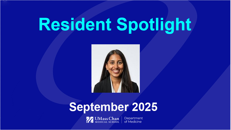  Resident Spotlight, September 2025, Ami Patel, DO