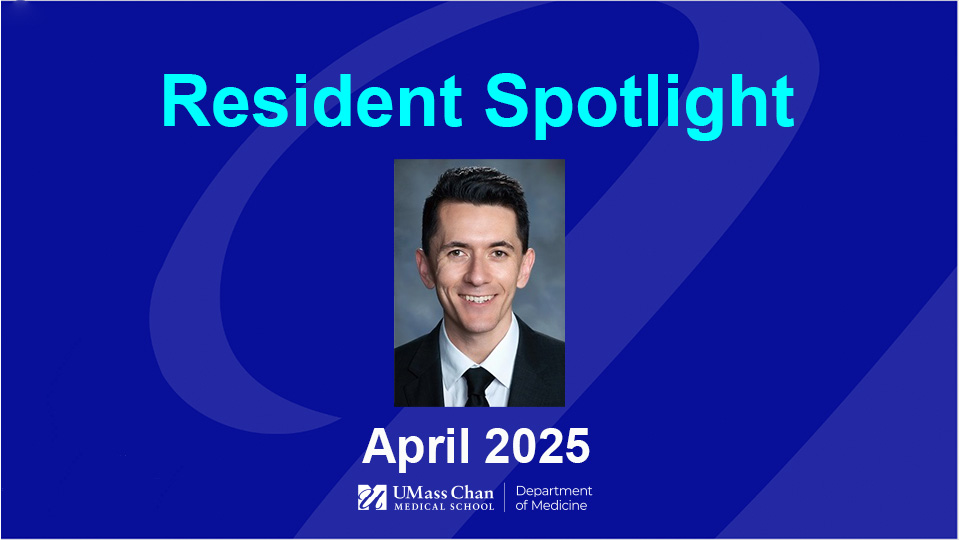  Resident Spotlight, April 2025, image of Jason Core, MD