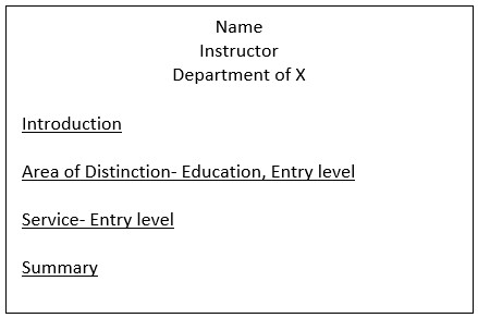 narrative statement heading