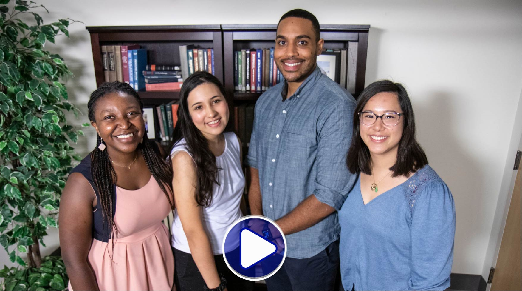 4 students posing for a photo