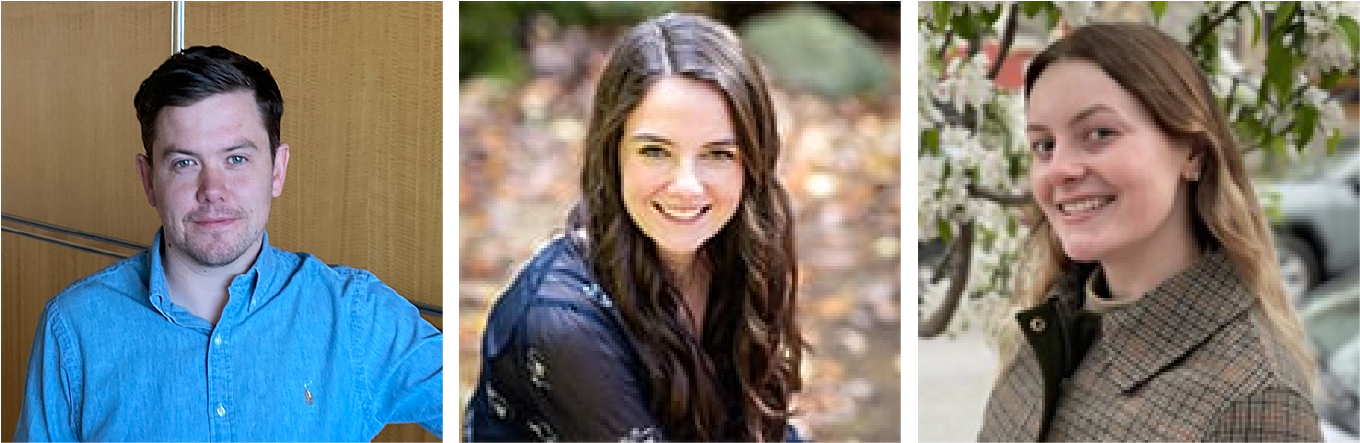 Left to right: Dr. Humphries, Sara Cahill, and Laurel Stine