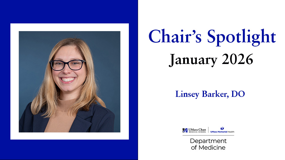 Chair's Spotlight, January 2026, Linsey Barker, DO