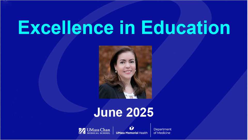  Excellence in Education, June 2025, image of Karen Salomon-Escoto, MD