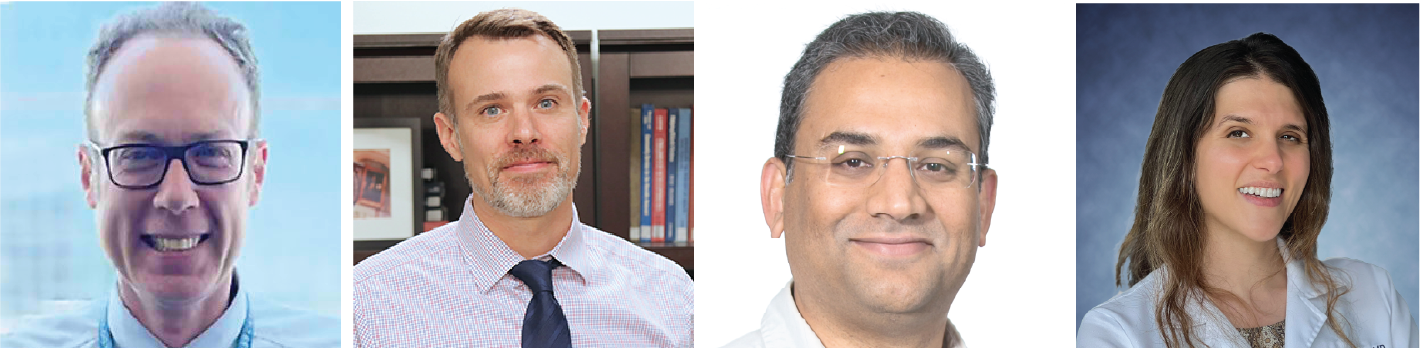 Left to right: Drs. Timothy Fitzgibbons, David McManus, Chinmay Trivedi, and Ashley Blau