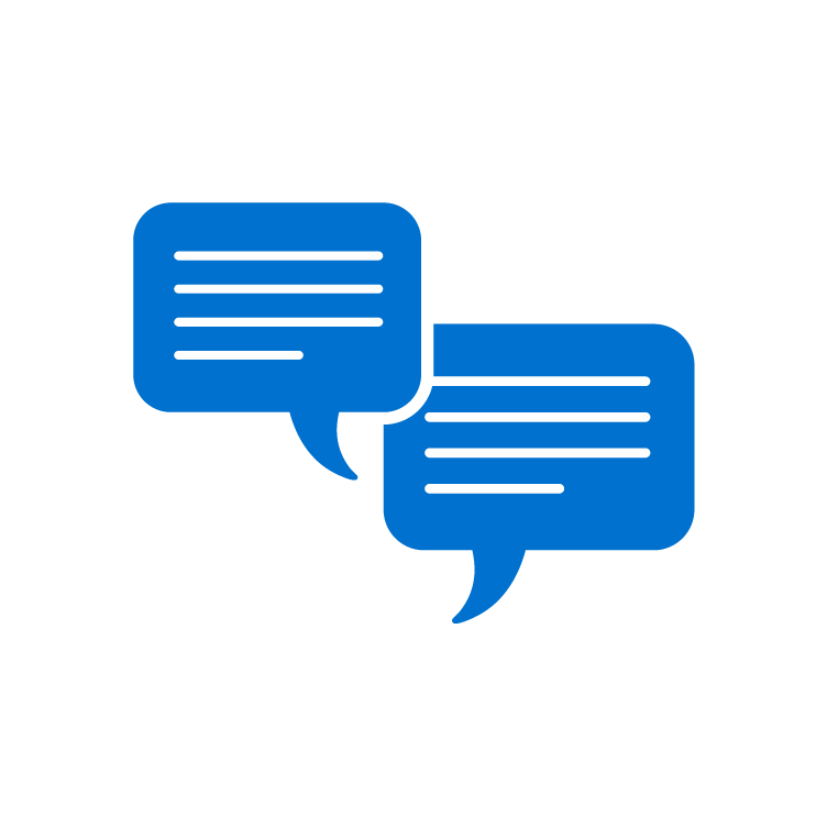 Image of two thought bubbles