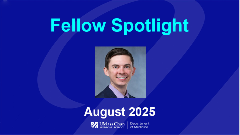  Fellow Spotlight, image of Hunter Bolin, MD, August 2025