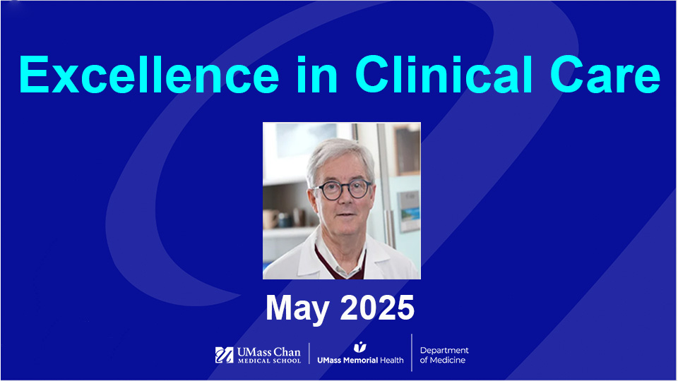  Excellence in Clinical Care, May 2025, image of Richard Ellison, MD