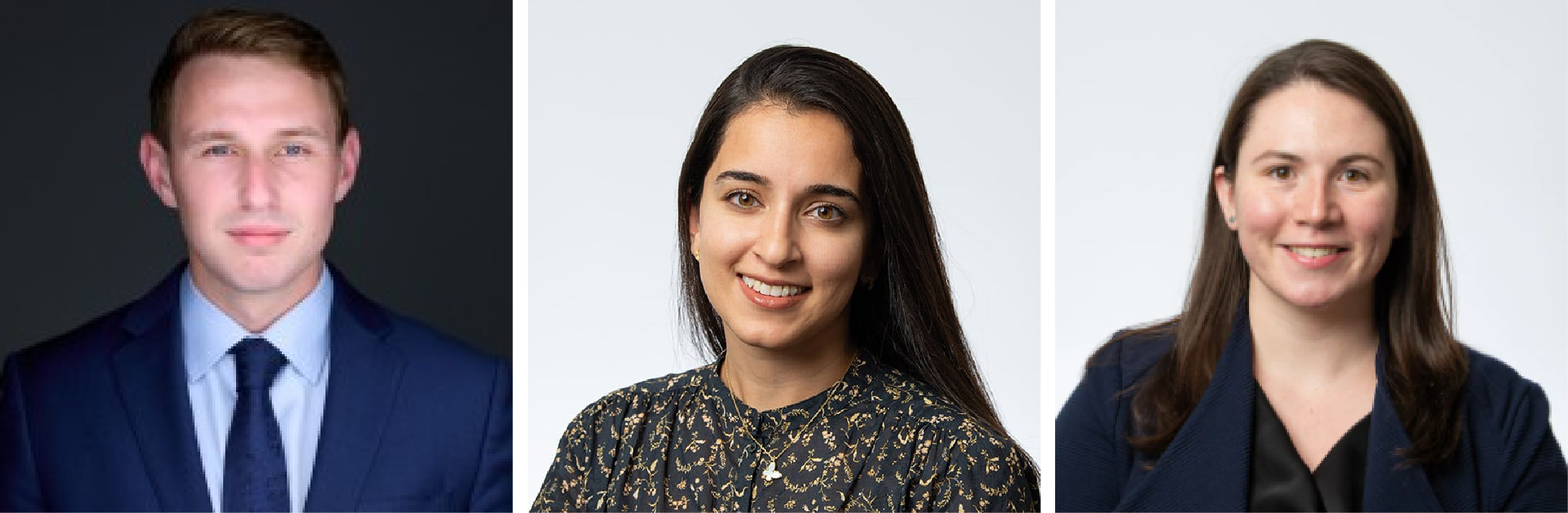 Left to right: Drs. Evan Offord, Michelle Nabi, and Cassandra Reimonn