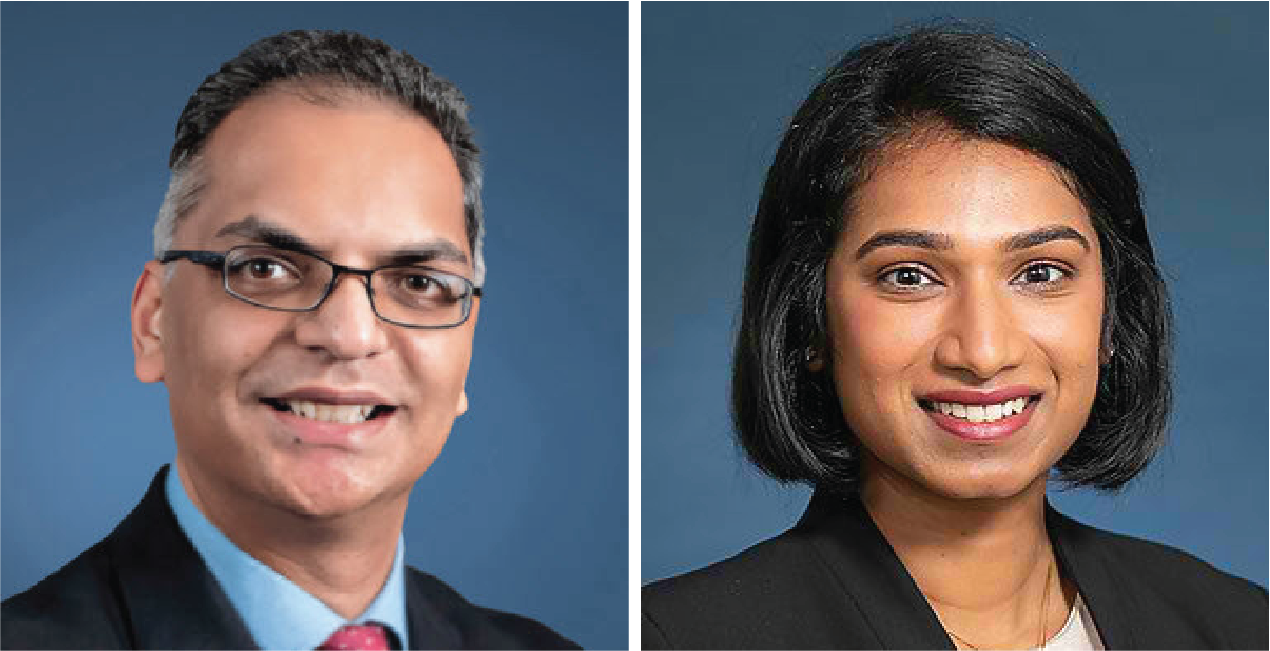 Left to right: Drs. Anil Chandraker Dheera Reddy