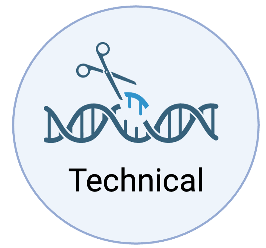 Cartoon showing technical challenges