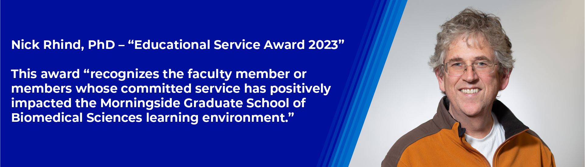 Dr. Nick Rhind with quote.