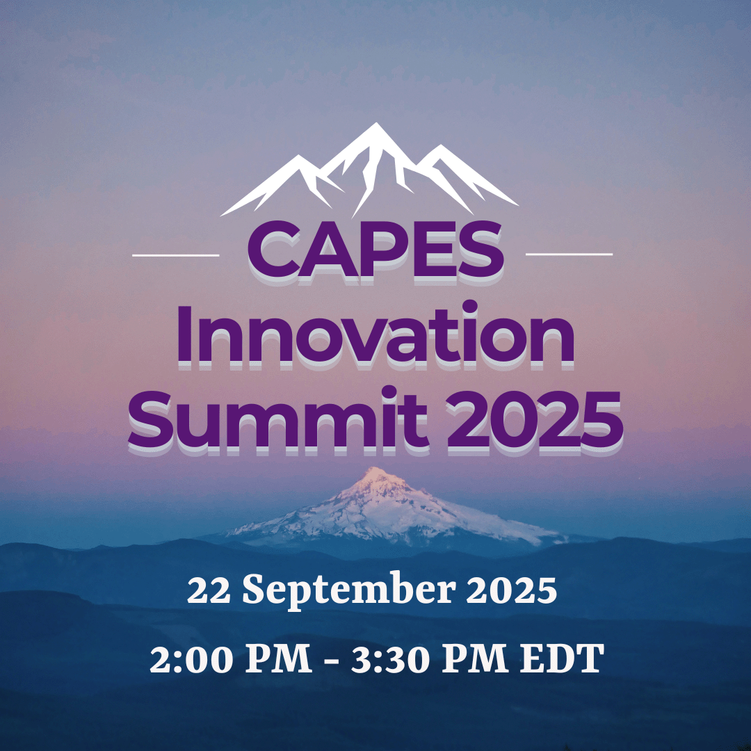 CAPES 2025 Annual Innovation Summit Graphic