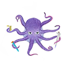 Deep Sequencing Core octopus from logo