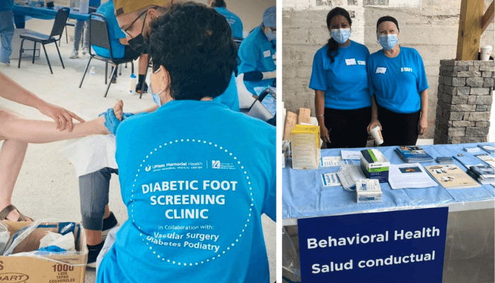 Diabetic Health Clinic Foot Screening