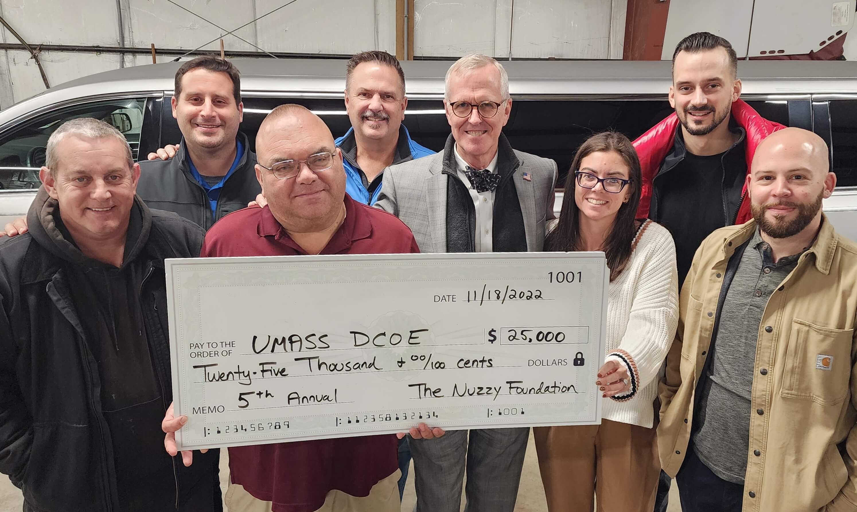 Nuzzy Memorial Foundation Donation 2022