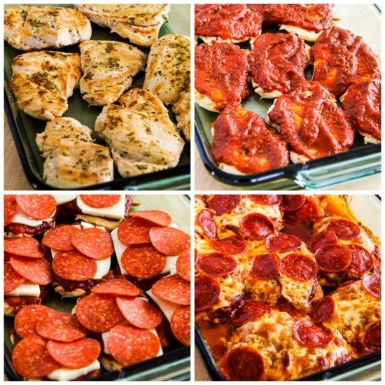 Pepperoni Pizza Chicken Bake Recipe