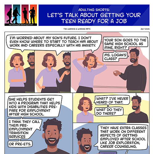 Let's Talk About Getting Your Teen Ready for a Job Comic Thumbnail