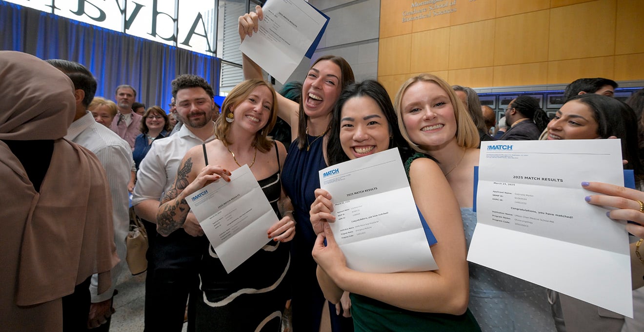 Photo of Match Day 2025 students