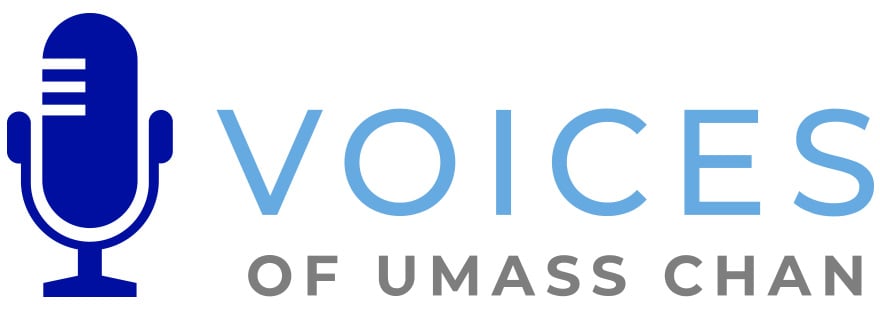 Voices of UMass Chan Podcast logo